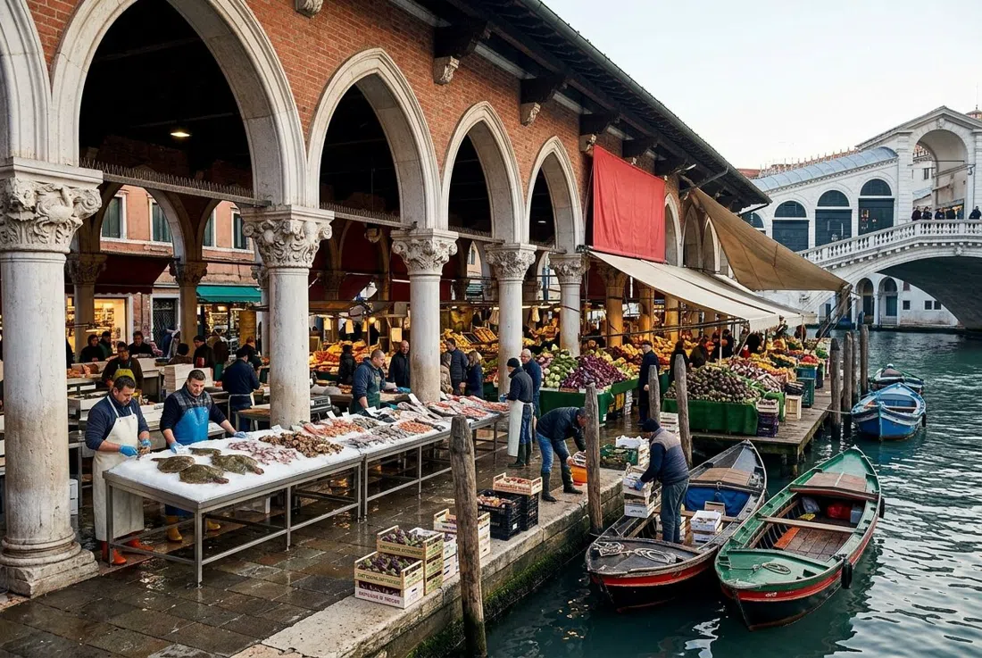 Rialto-Markt (Erbaria und Pescheria), Venedig